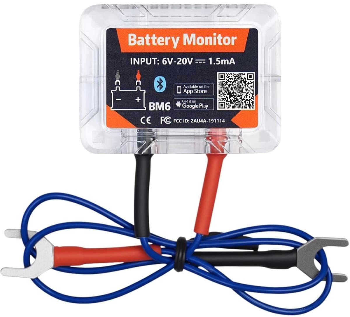 12 V autoaccutester - bluetooth 4.2 accumonitor - batterijbewaking - real-time batterijinformatie - camper motor auto