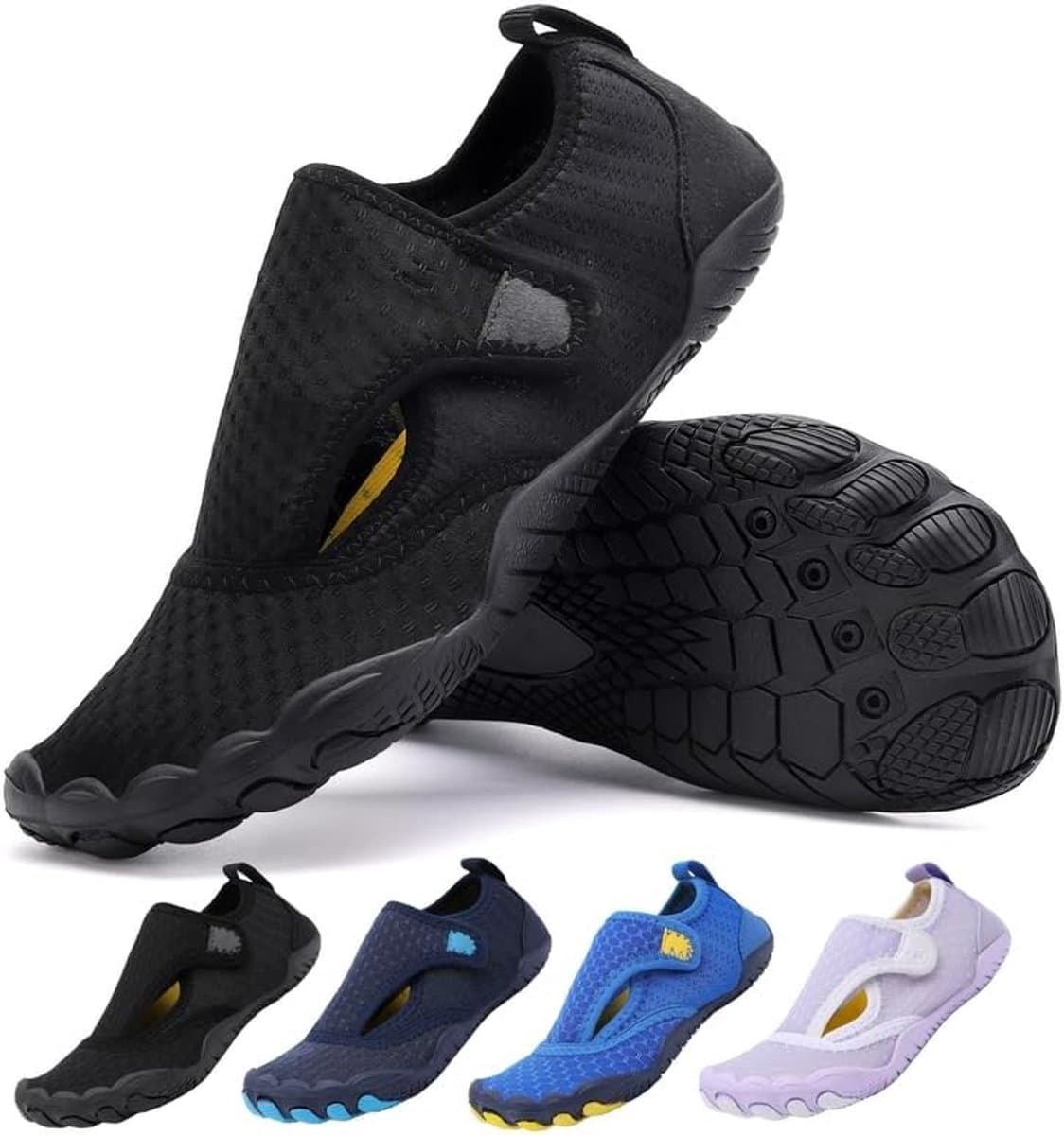 Waterschoenen voor Kinderen, Jongens Meisjes Blotevoetenschoenen Sneldrogend Strandschoenen Zwemschoenen Lichtgewicht Badschoenen Wandelschoenen Antislip Waterschoenen Unisex 26-37 EU