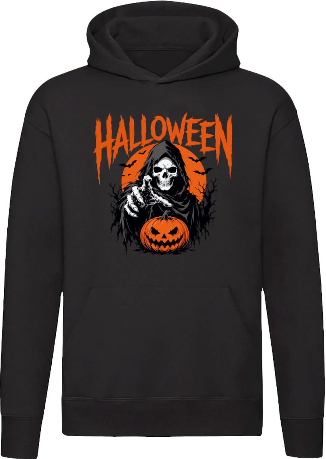 Halloween Hoodie - Reaper - Pompoen - Horror - Trui - Unisex