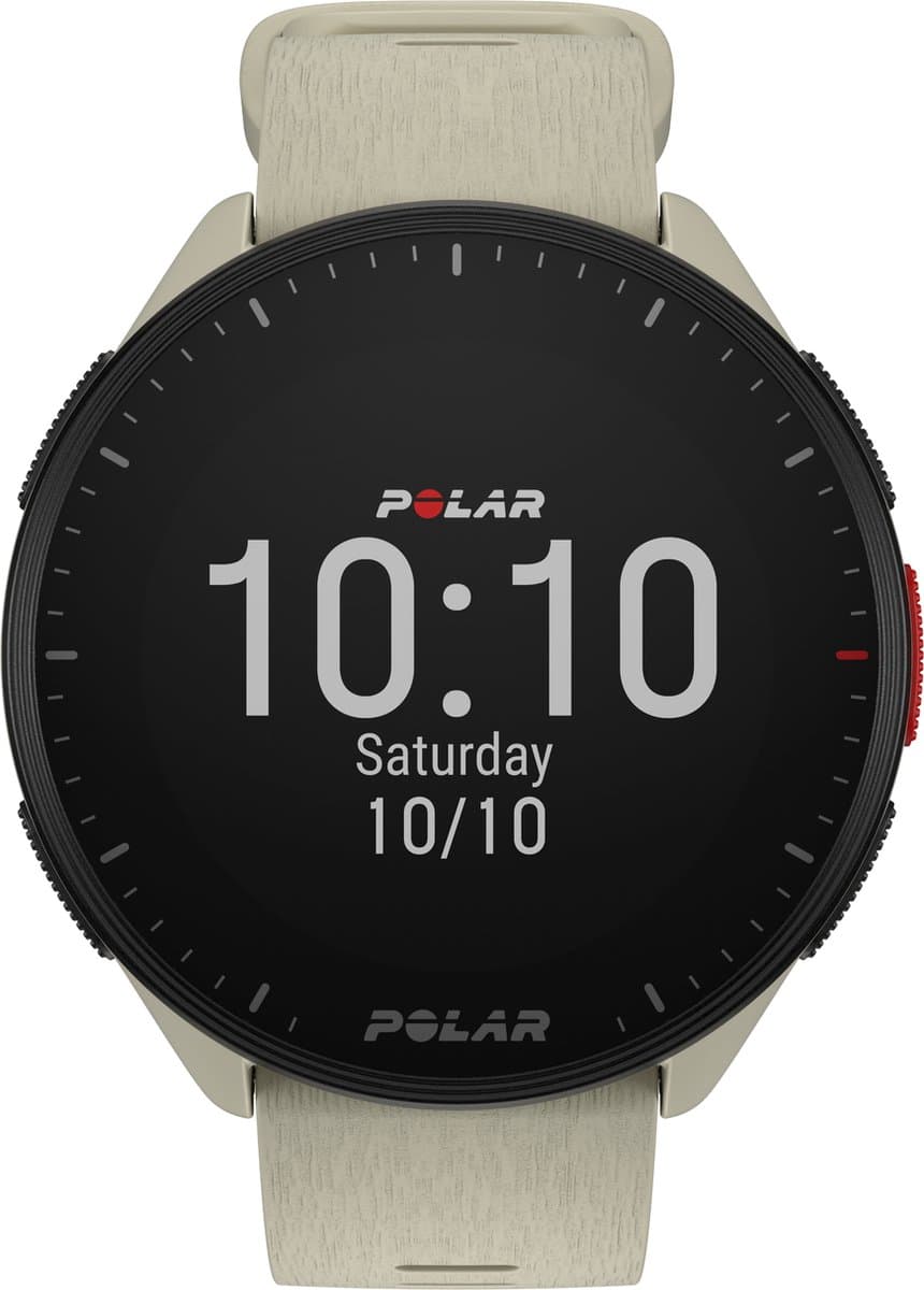 Polar Pacer - GPS Hardloophorloge - Cloud White - Maten S-L