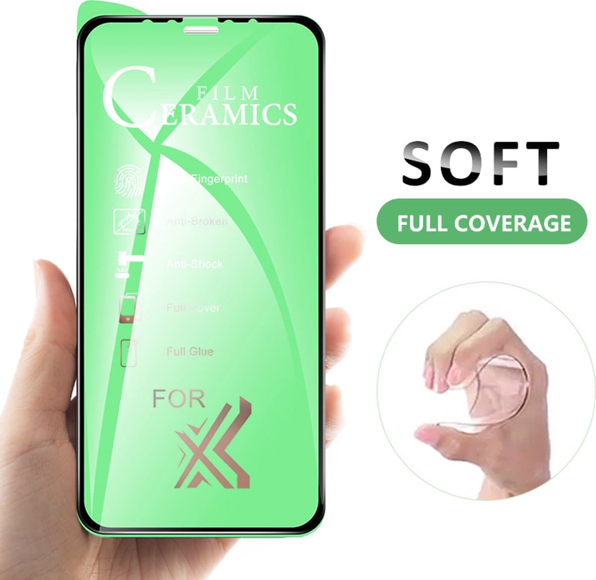 Zachte volledige lijm PMMA screen protector voor Xiaomi Redmi Note 11S