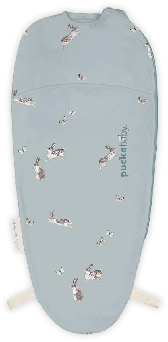 Puckababy Piep Inbakerslaapzakje baby (0-3m) - Bunnies - Katoen TOG 0.5