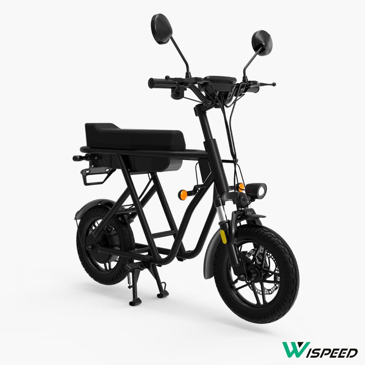 Wispeed - Wimob Scoot - Elektrische Scooter - 25 km/u - 40 km Bereik - 350W Motor - LED Display - IPX5 - Zwart