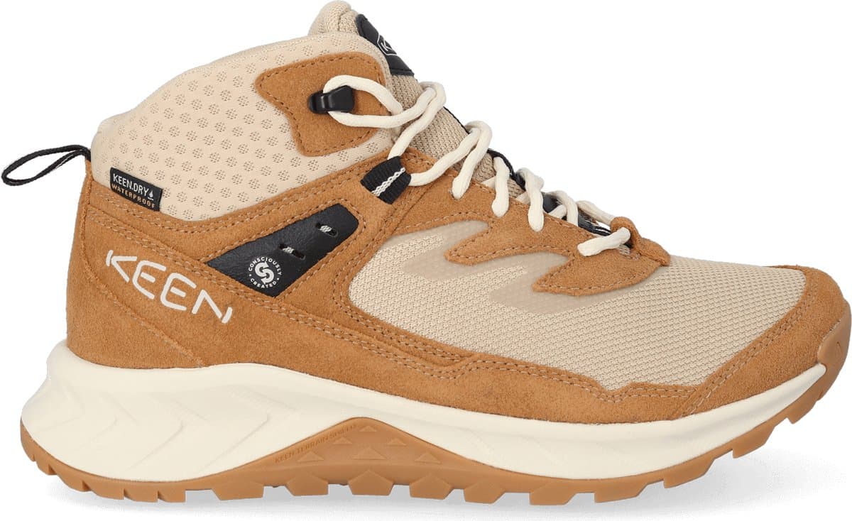 Keen - Hightrail Mid Dames Wandelschoenen Safari/Chipmunk - Maat 40