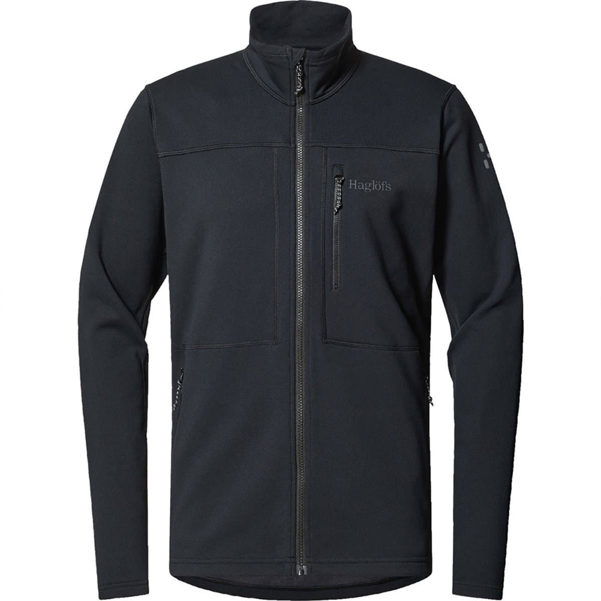 Haglofs Rosson Mid Fleece Met Volledige Rits Zwart S Man