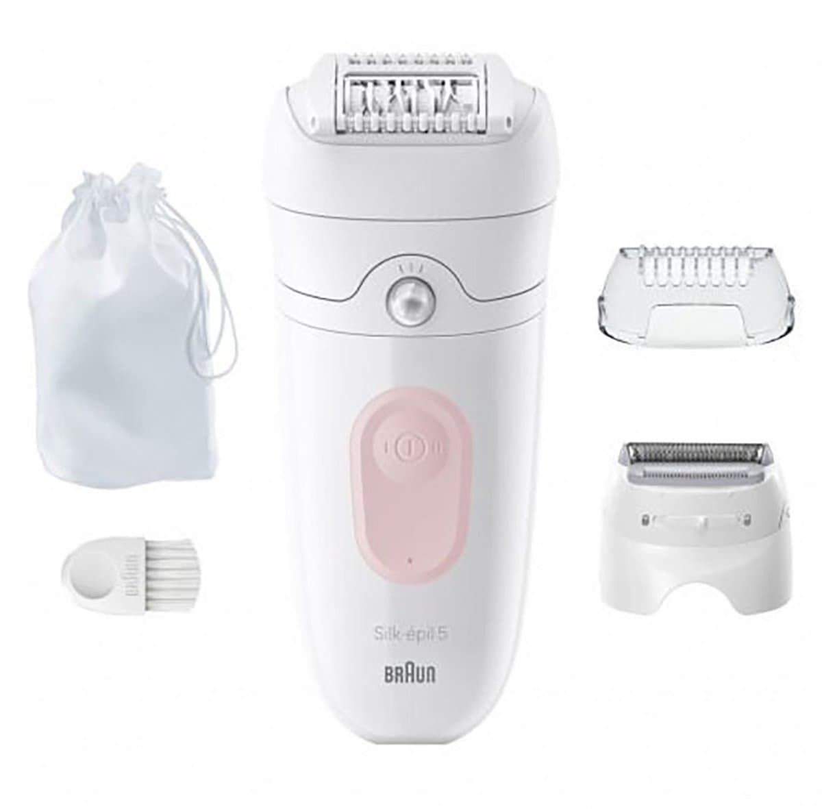 Braun Silk·épil 5 5-030 Wit/Flamingo