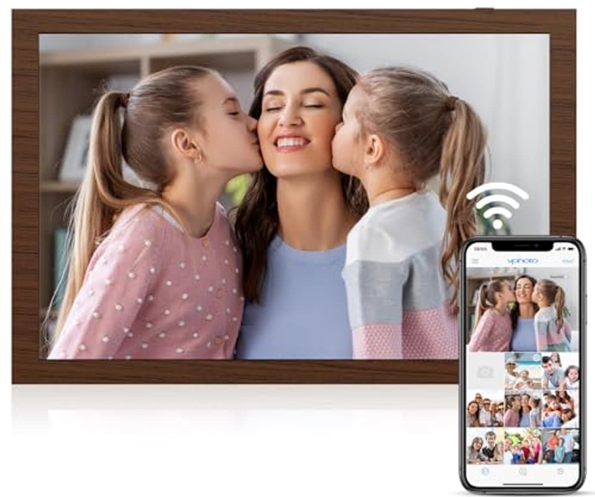 Digitale WiFi Fotolijst 10,1 inch met HD Touchscreen en Automatische Rotatie