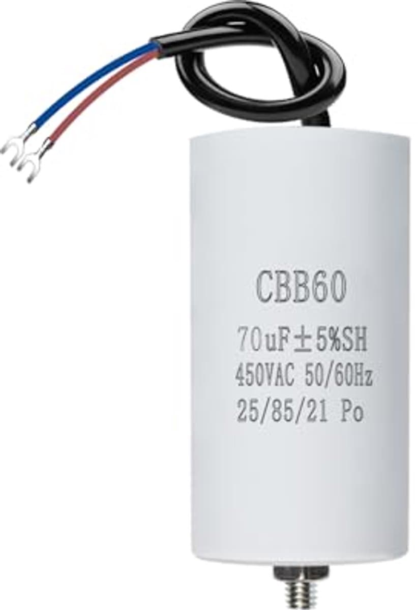 Startcondensator 70µF 450V voor Motoren en Apparaten
