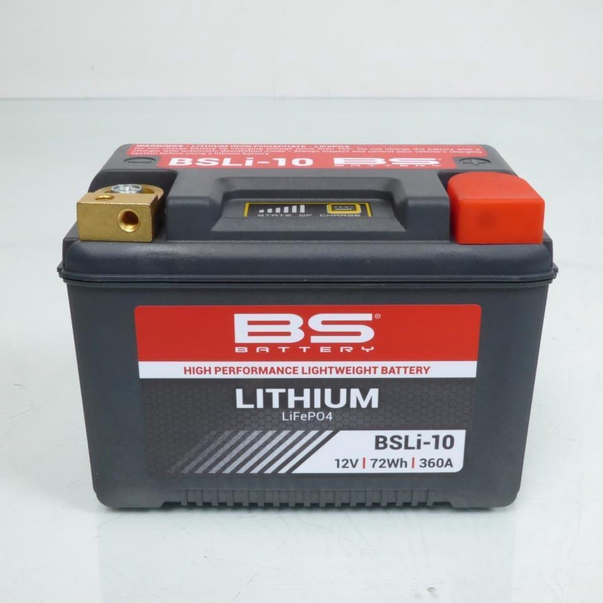 Lithiumbatterij van BS Battery voor Can-Am 500 Outlander 4x4 auto 2007 tot 2008 BSli-10 / LTX20L / HJTX20HQ-FP / 12V 72Wh nieuw