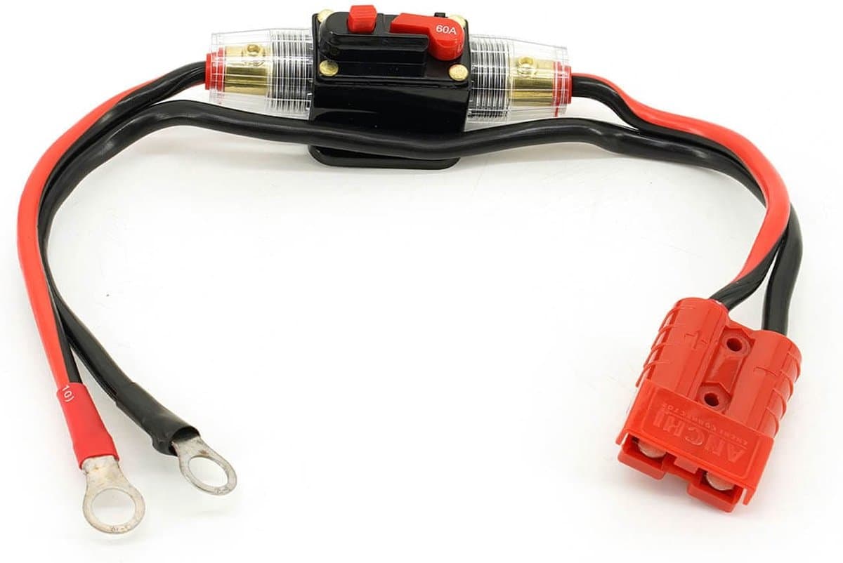 Evion Kabel – Anderson naar M8 + Automatische Zekering 60A