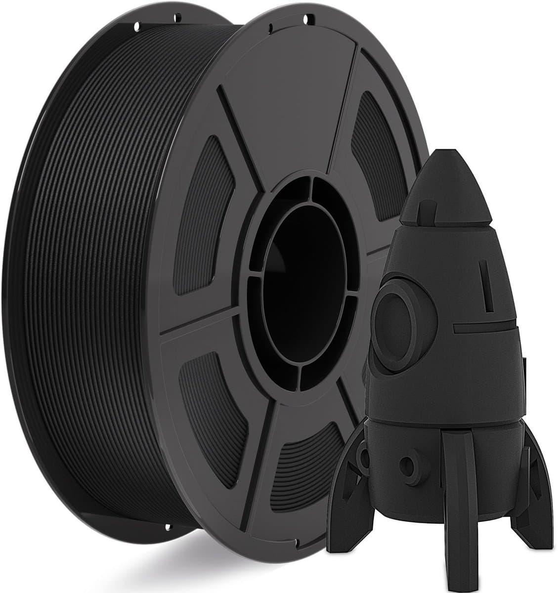 Dailygoods- 3D-printer filament 1,75 mm - Koolstofvezel/PC - Lichtgewicht - Hoge hardheid - Niet bros - Dimensionale nauwkeurigheid +/-0,02 mm