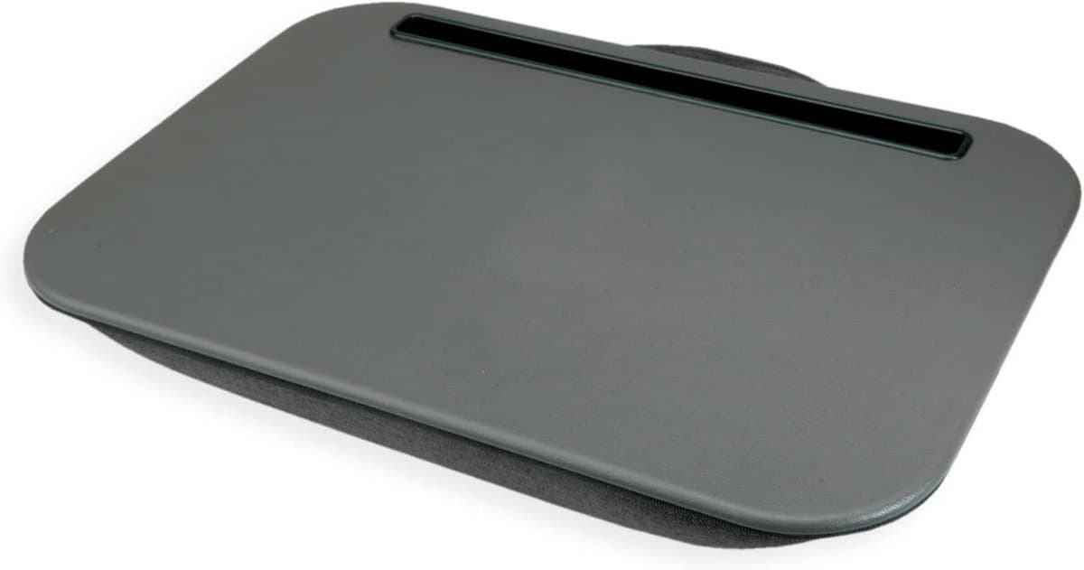 Knielade Plateau - Laptop Tablet Plank - Comfortabel Werken - Met Kussen - 42x30 cm - Grijs