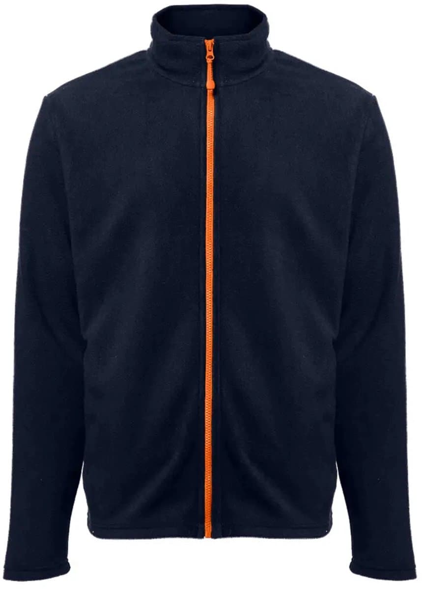 Fleece met rits Black & Match Grizzly