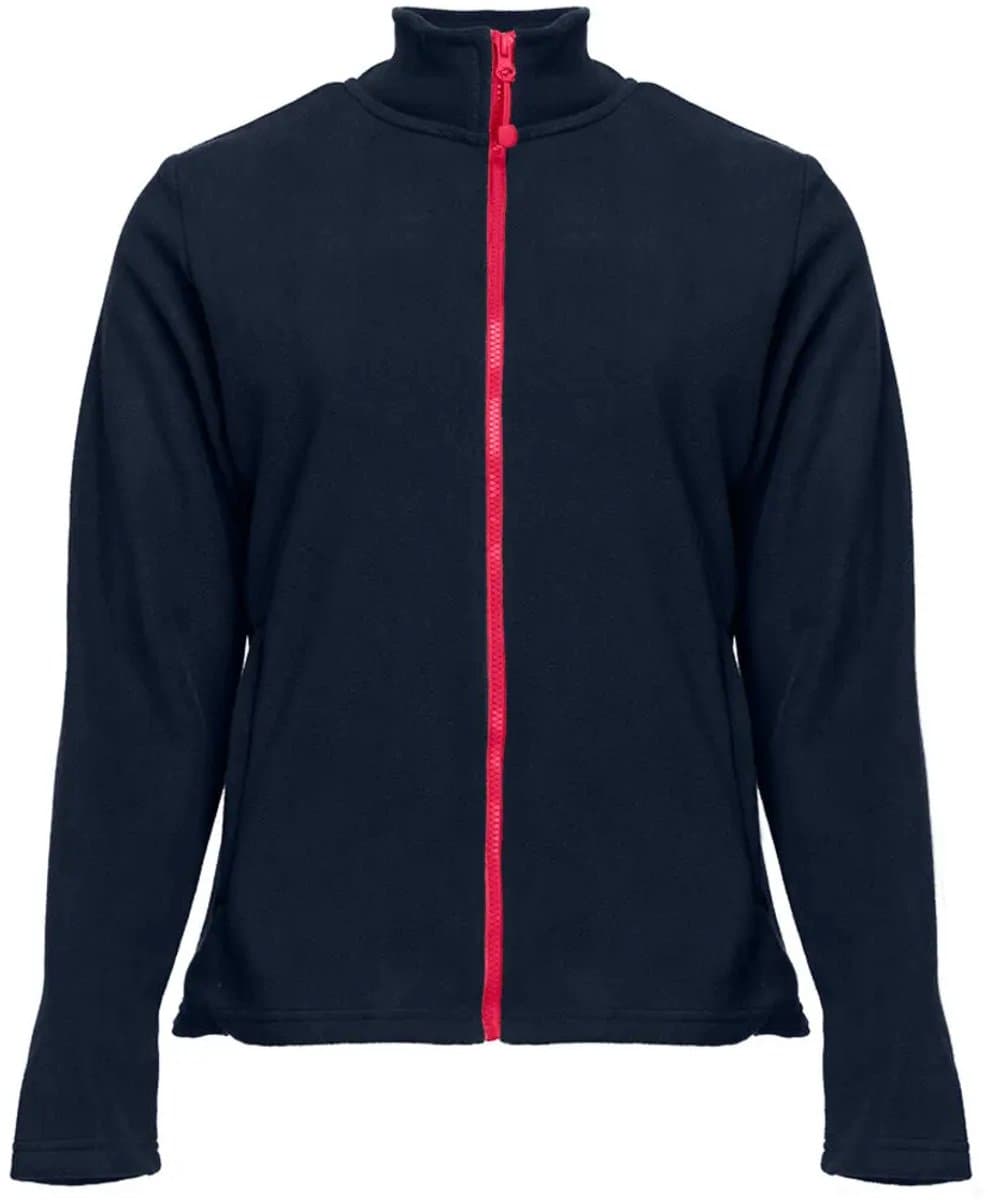 Damesfleece met rits Black & Match Grizzly