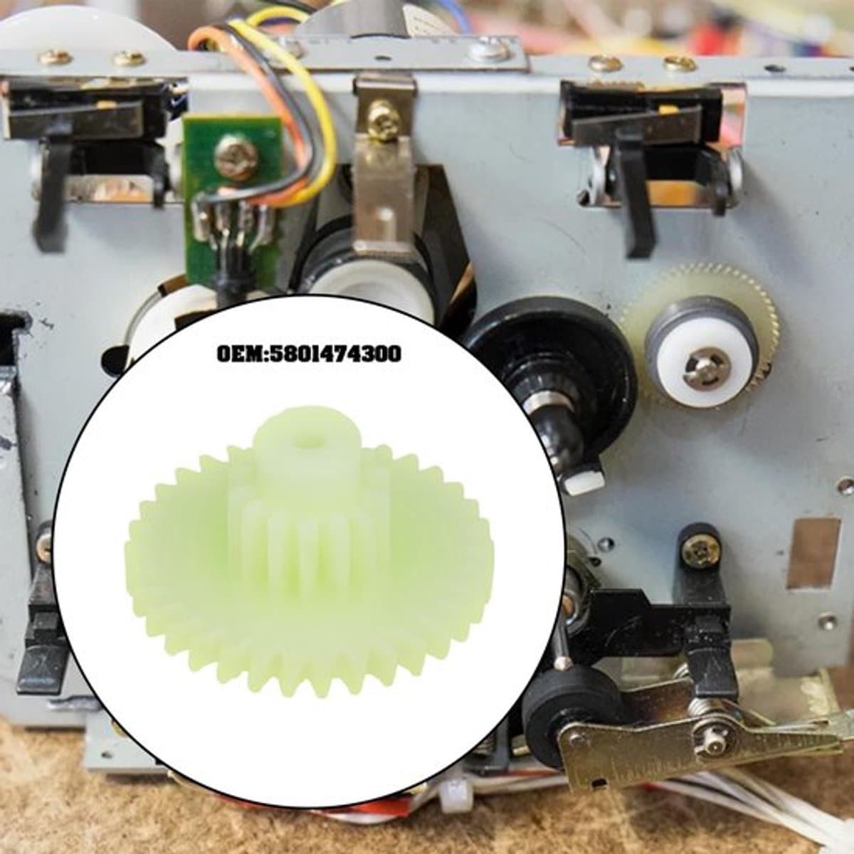 Vervangende Plastic Cassette Speler Gears voor Tascam Apparaten