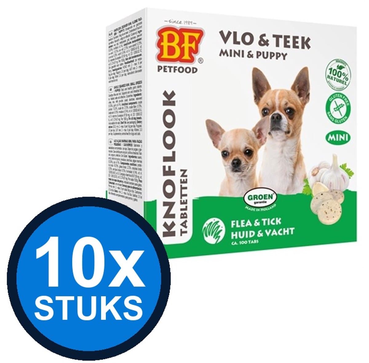 10x Biofood - Anti-vlo tabletten zeewier mini 100st