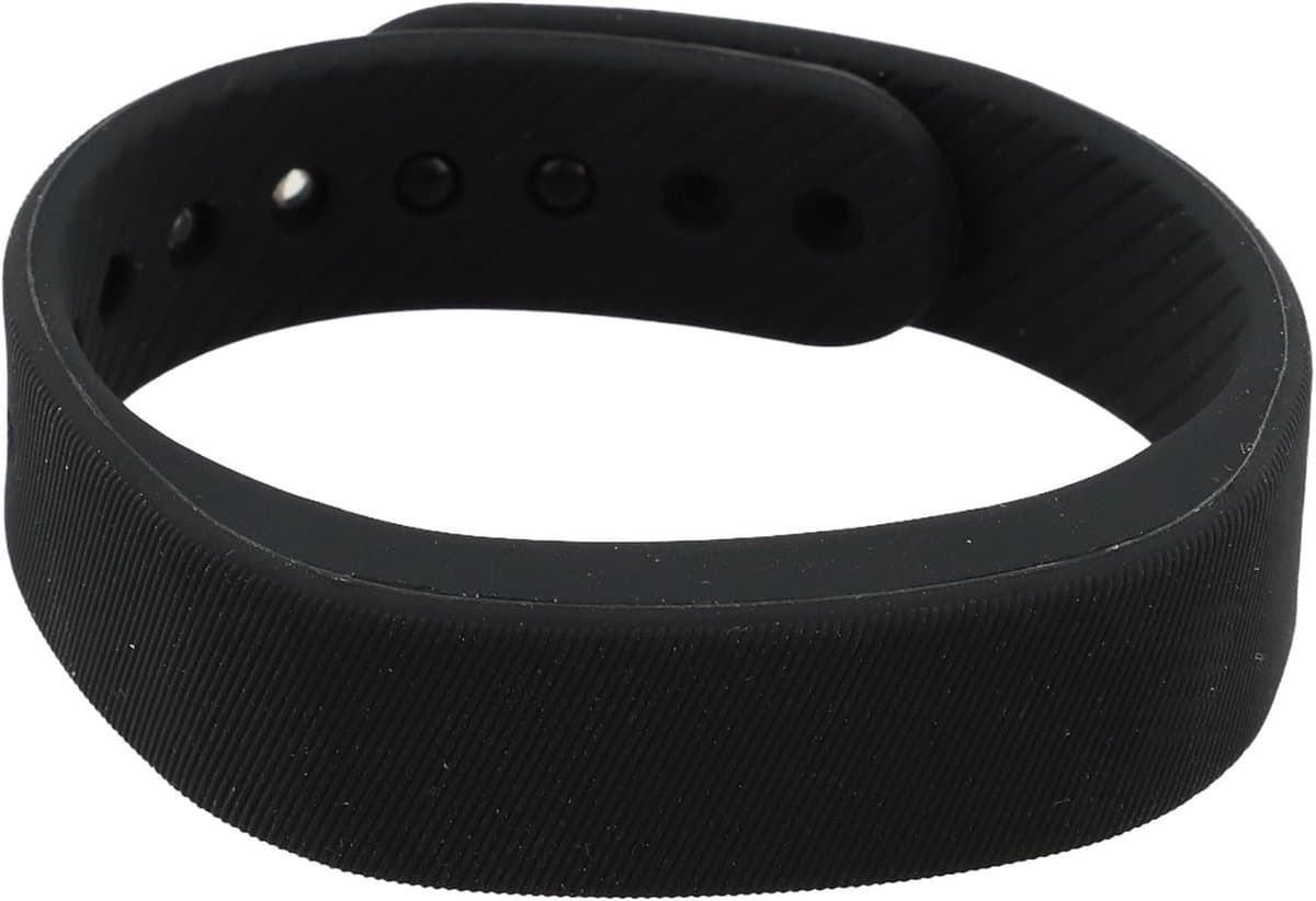 Fitness Tracker Horloge - Activiteitstracker Polsband - Dagelijkse Activiteiten Bijhouden - Stil Vibratie Alarm - IP65 Waterbestendig - Zwart