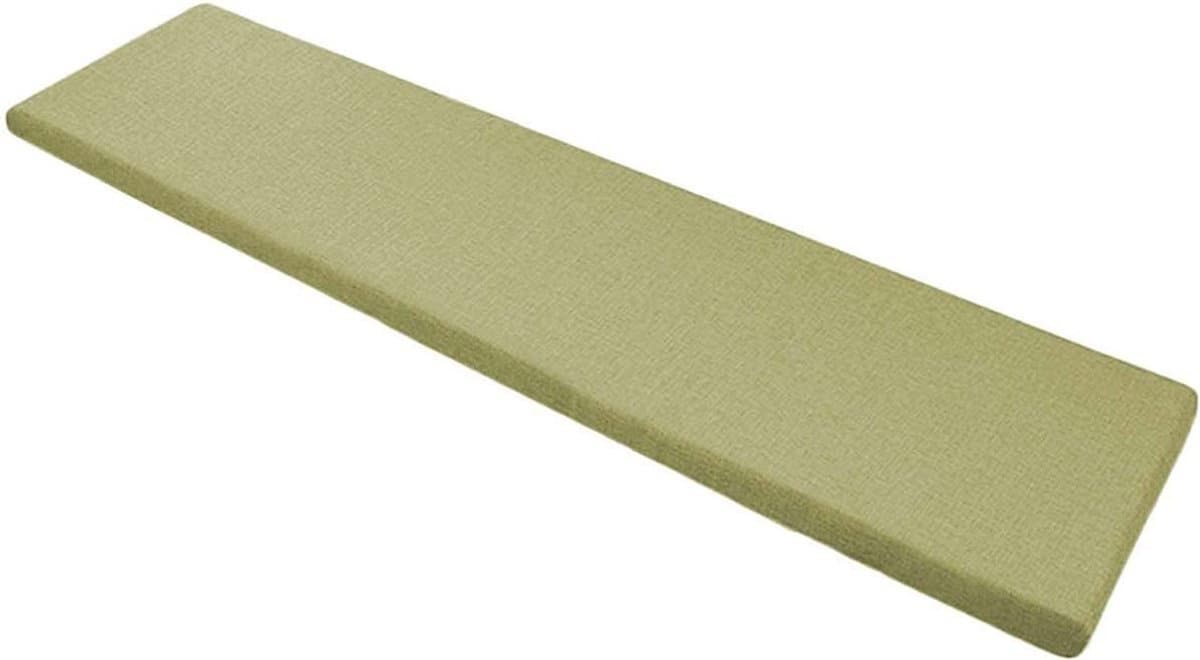 Bankkussen Dik - Tuinkussen Zitkussen - Buiten Zitten - Waterbestendig Polyester - 140 cm - Groen
