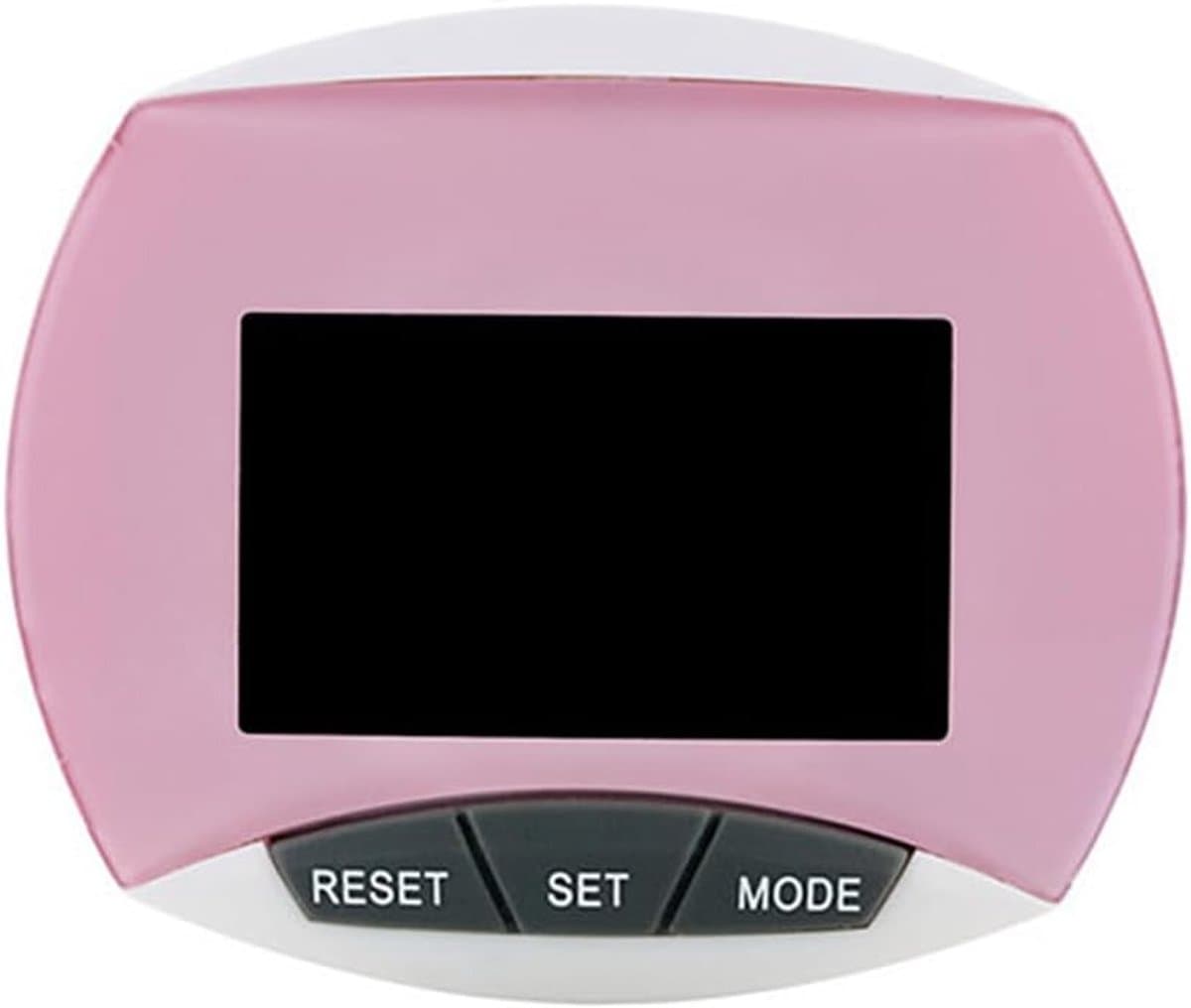 Digitale Stappenteller - Fitness Tracker - Calorieën Tellen - Groot LCD-Scherm - 6.50 x 5.40 x 2.50 cm - Rood