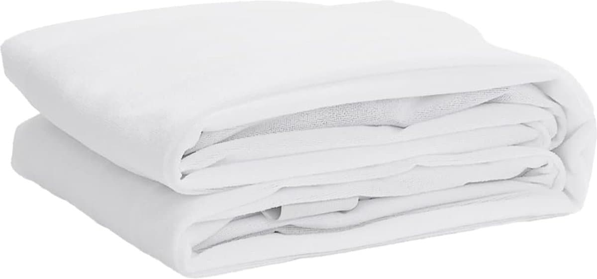 vidaXL - Matrasbeschermer - waterdicht - 90x220 - cm - wit
