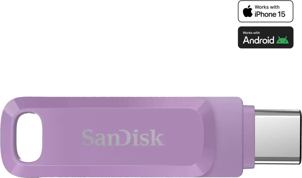 SanDisk Ultra Dual Drive Usb C 512GB Lavender