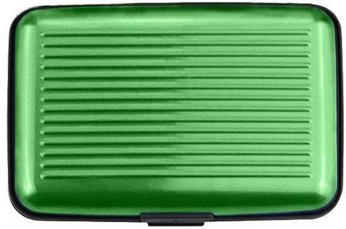 Jumada's - Pasjeshouder – Aluminium Portemonne - groen