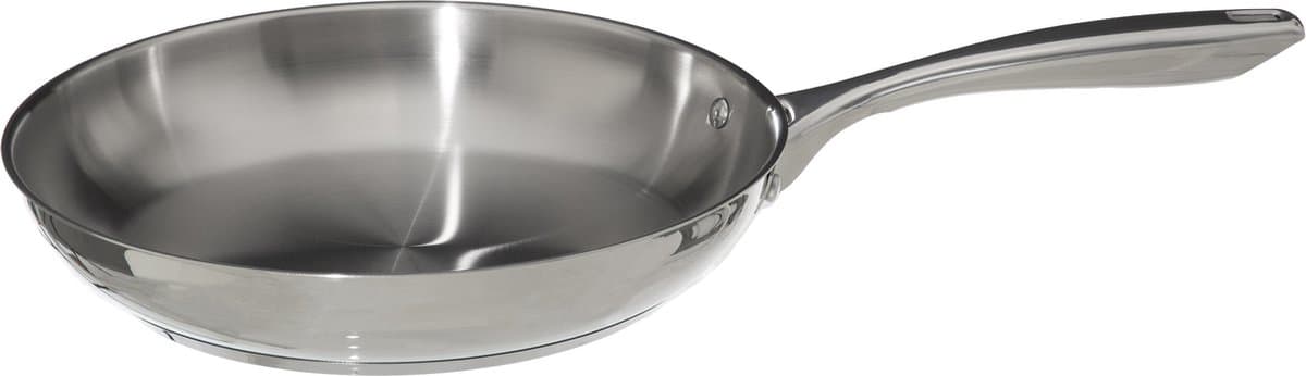Secret de Gourmet Koekenpan - Alle kookplaten/warmtebronnen geschikt - zilver - Dia 28 cm