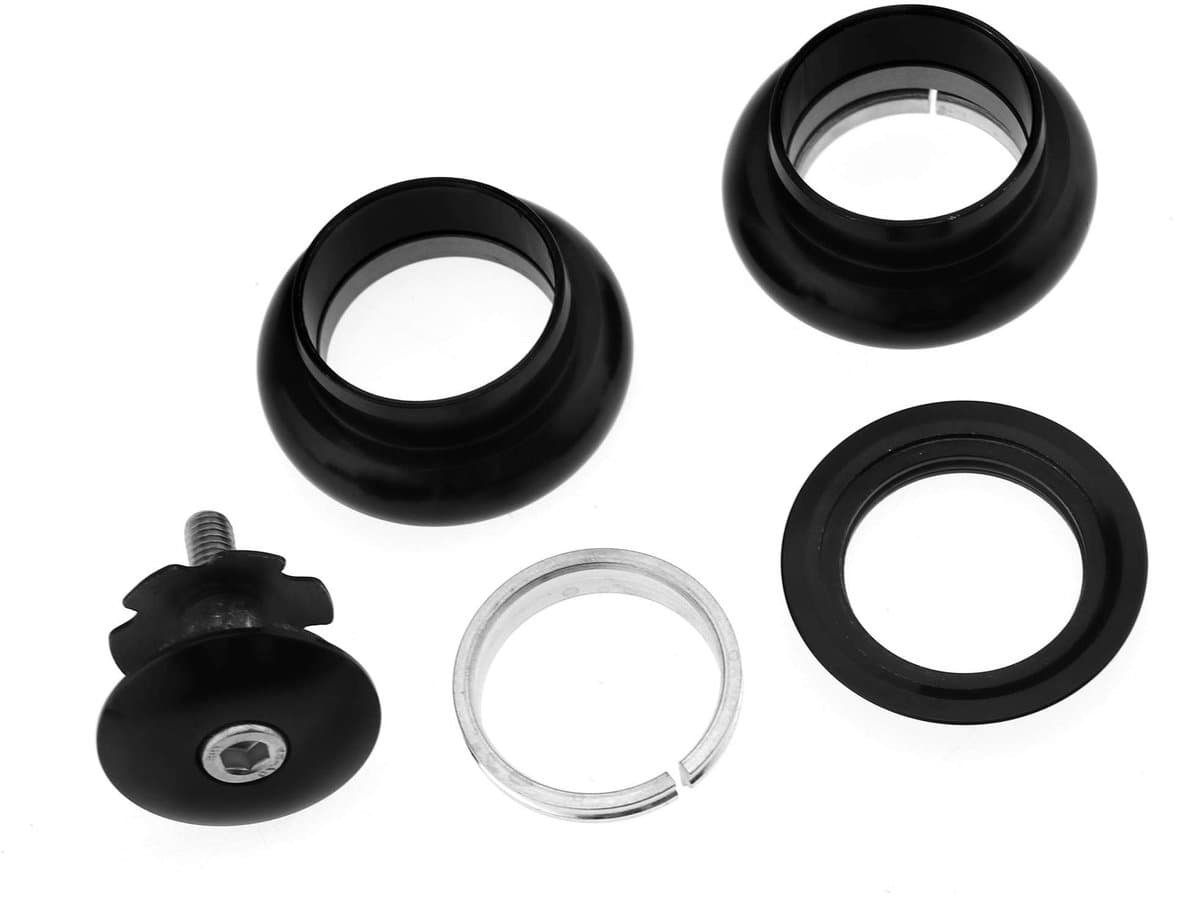 Dailygoody - Draadloze externe headset - MTB headset - Aluminium - Zwart - Universeel - Geschikt voor 1-1/8 inch stuurbuis - 34 mm cartridge lage