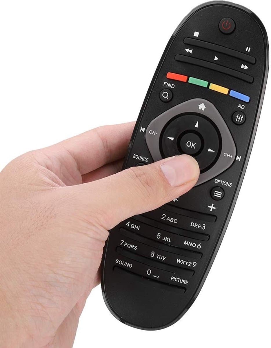Store_8 - Total Control Afstandsbediening - Universeel - Eenvoudig in gebruik - Duurzaam ABS - Geschikt voor Smart TV - Ideaal voor elke woonkamer