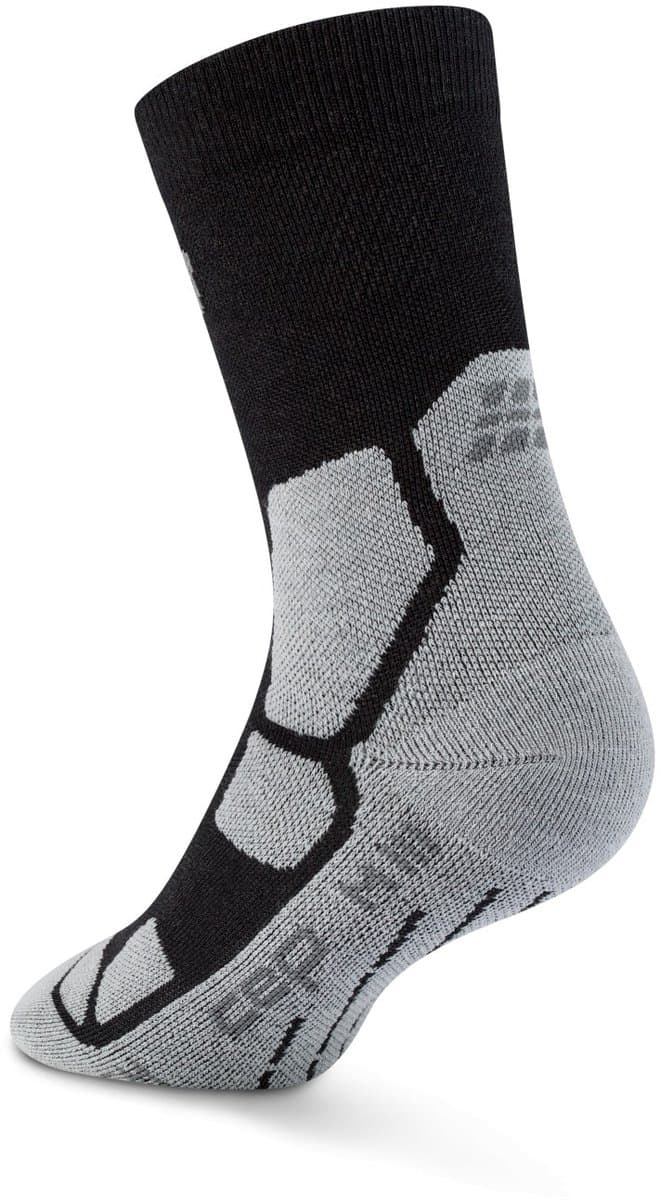 CEP Hiking Merino Mid-Cut Compressie - Zwart/Grijs - Dames (34-37)