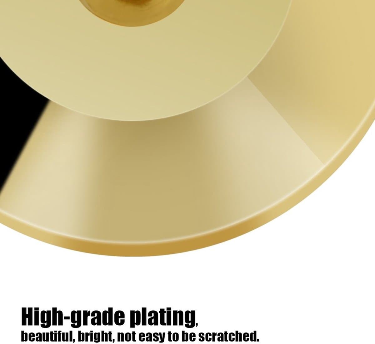 IMstore - Spikes Coasters - Schokabsorberende Onderzetters - Goud - Universele Basis Pads - Bescherming voor Speakers - Geschikt voor alle spike vo...