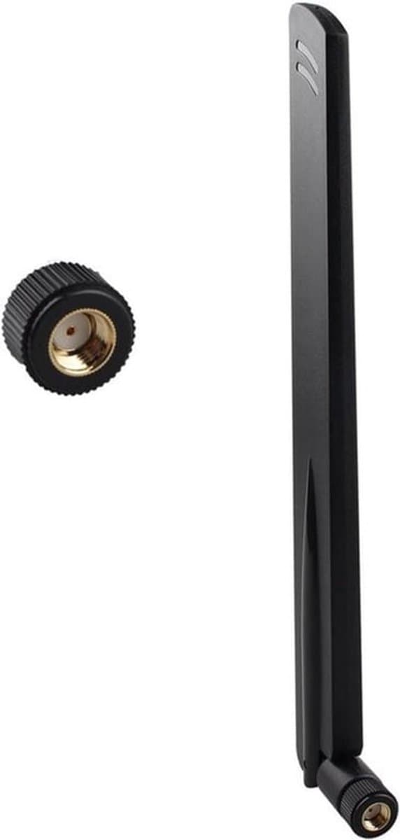 Wifi 6E Antenne Dual Band 24 GHz 5GHz 58 GHz 15dBi MIMO RP-SMA Mannelijk Omnidirectioneel voor IP-Beveiligingscamera Achteruitrijcamera FPV Wifi-router PCIE-kaart Draadloos Netwerk - Set van 2