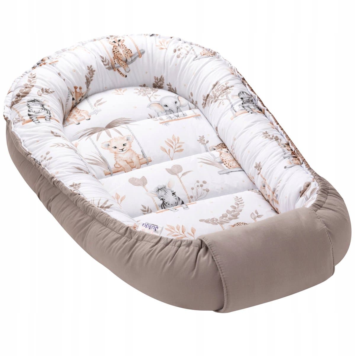 Jukki Babycocon & Nest - Comfort Katoen Happy Jungle