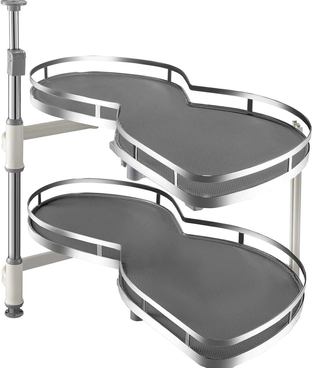 Schommelbak Keuken - Hoekunit Kast - Opbergen Keukenspullen - Zachte Sluiting - 49.5 cm Diep - Wit
