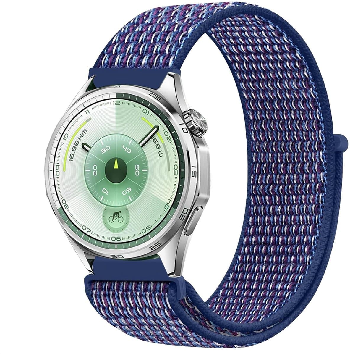 Dailygoods - Nylon Armband voor Smartwatch, Ademend en Verstelbare Gesp