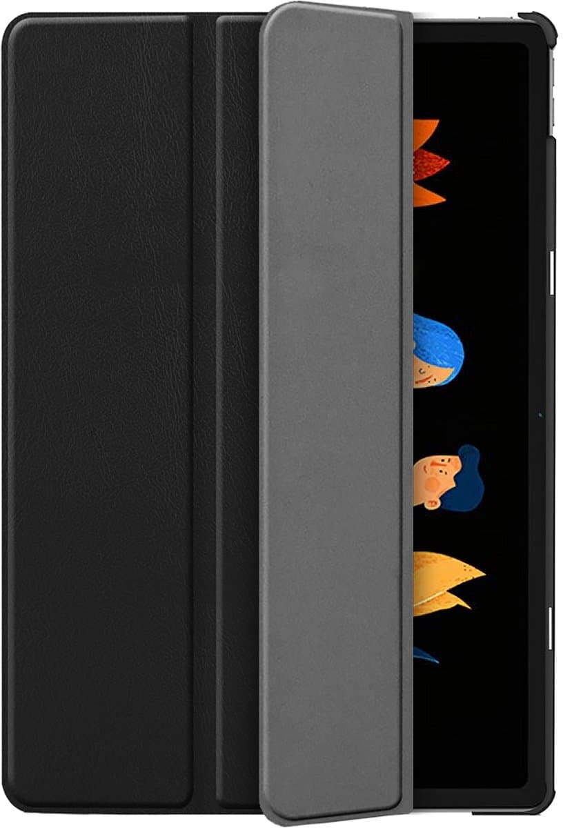 Just in Case Lenovo Idea Tab Plus Tri-Fold Book Case Zwart