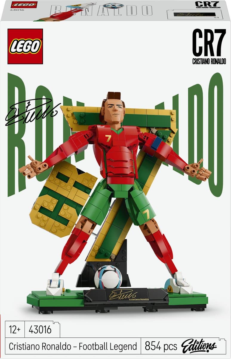 LEGO Editions Cristiano Ronaldo Voetballegende 43016