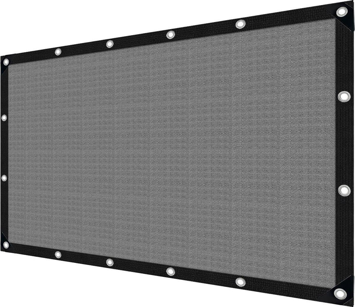 Schaduwdoek - Zonnedoek Zonnezeil - Zon weren - 85% UV-blokkering - 3x4m - Grijs