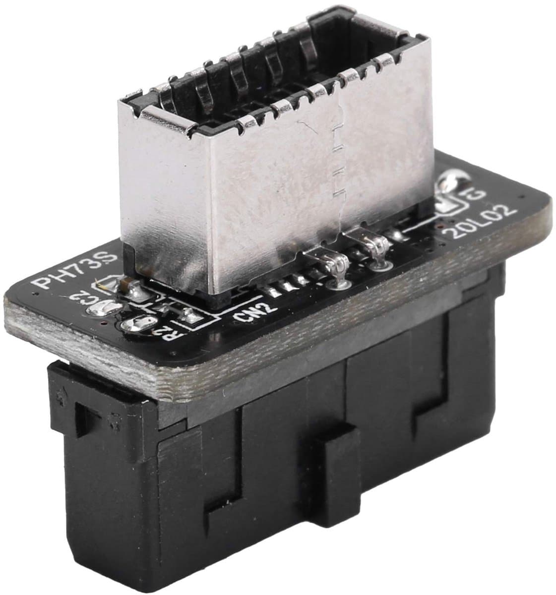 aladdien - USB-frontpaneeladapter - Verticale 3.1 aansluiting - Compact formaat - 10 Gbps overdracht - Moederbord adapter - Geschikt voor computers ...