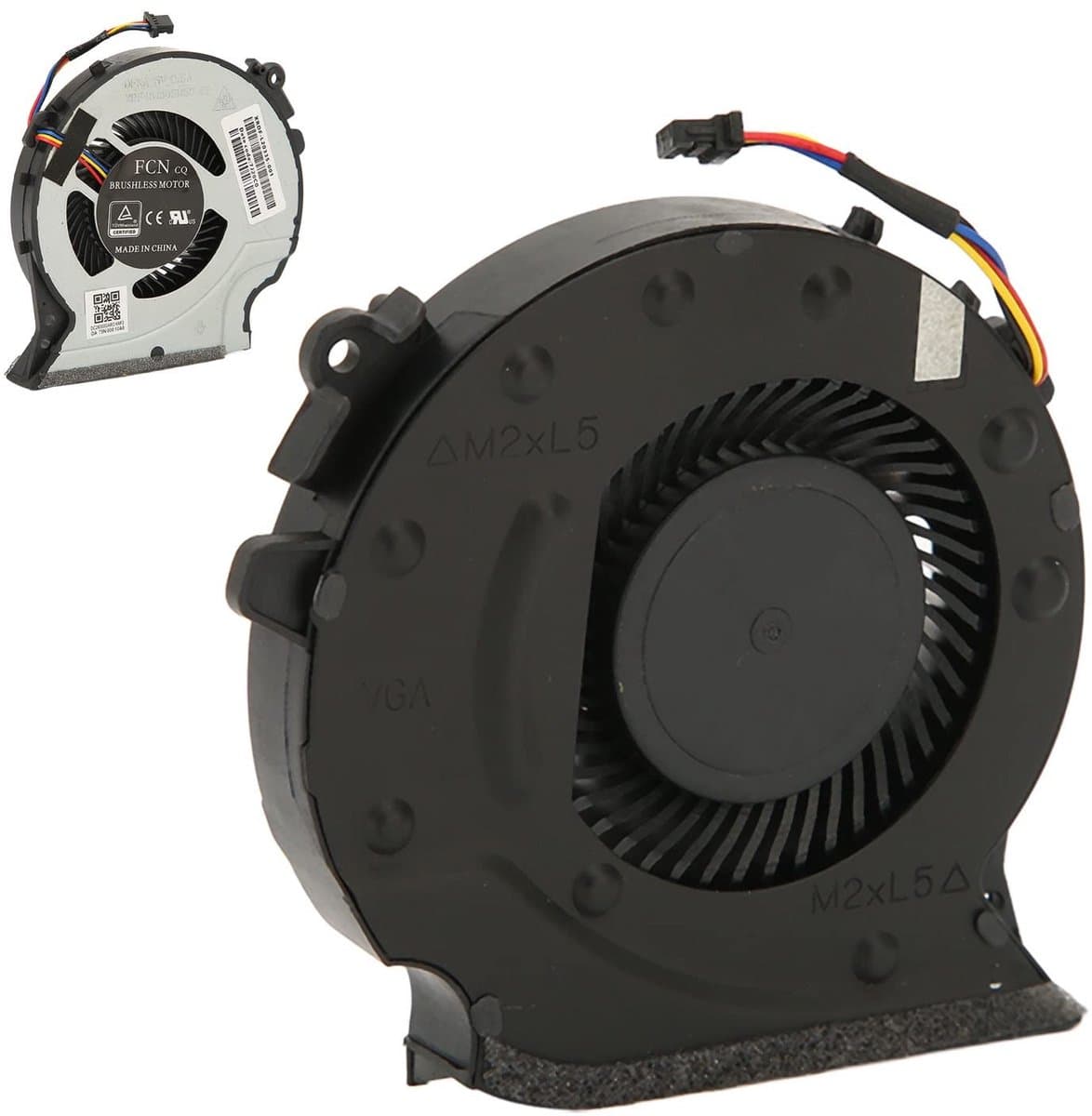 Golden crown - CPU GPU-koelventilator - Laptopkoeling - Betrouwbaar en efficiënt - Groen - Koelventilator - Verbeter prestaties - Geschikt voor Pac Gami...