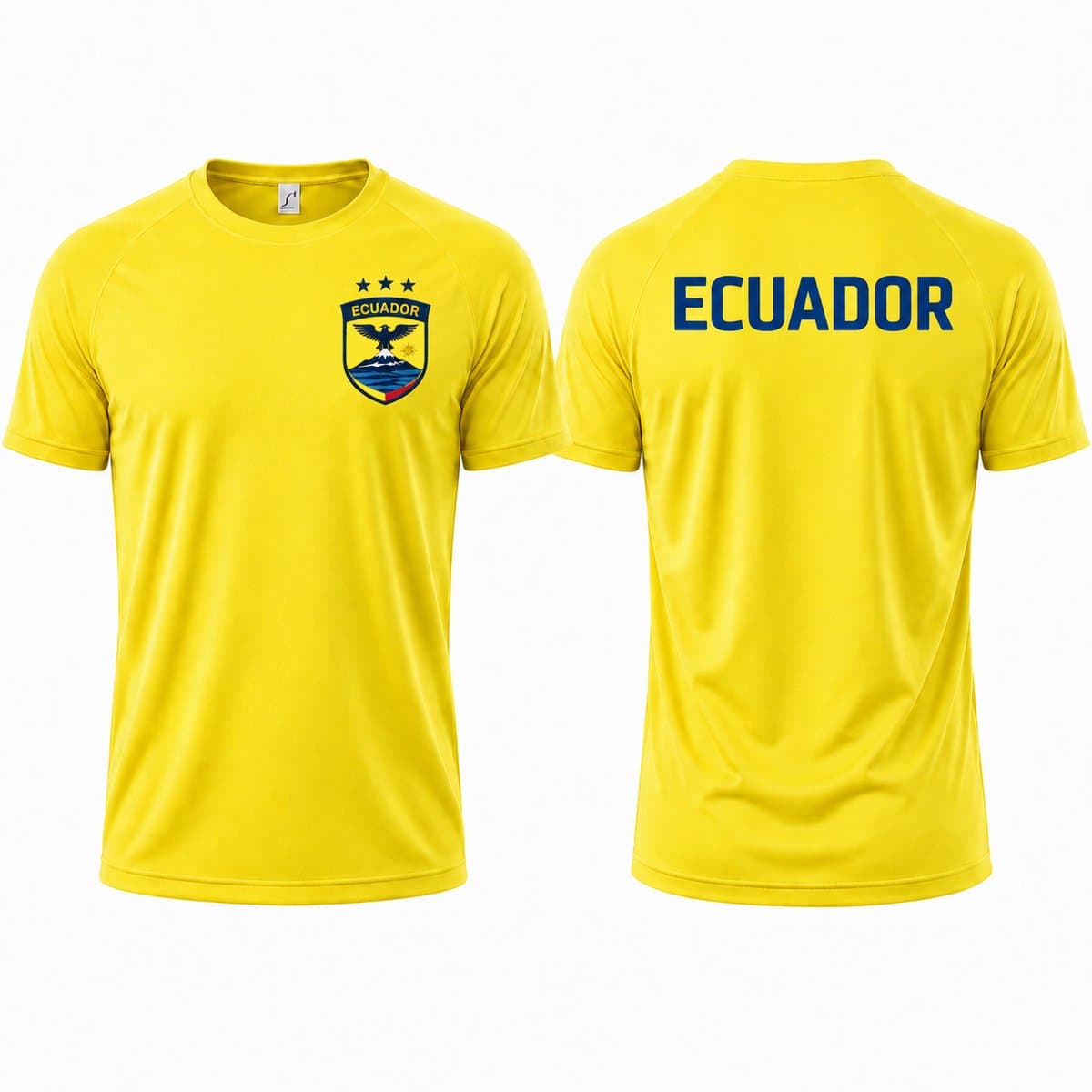 Landenteams Ecuador - WK 2026 - Voetbal Shirt - Maat 3XL - Voetbaltenue - Voetbal Spullen - Dry Fit - Ademend - Mesh - Raglan Mouwen