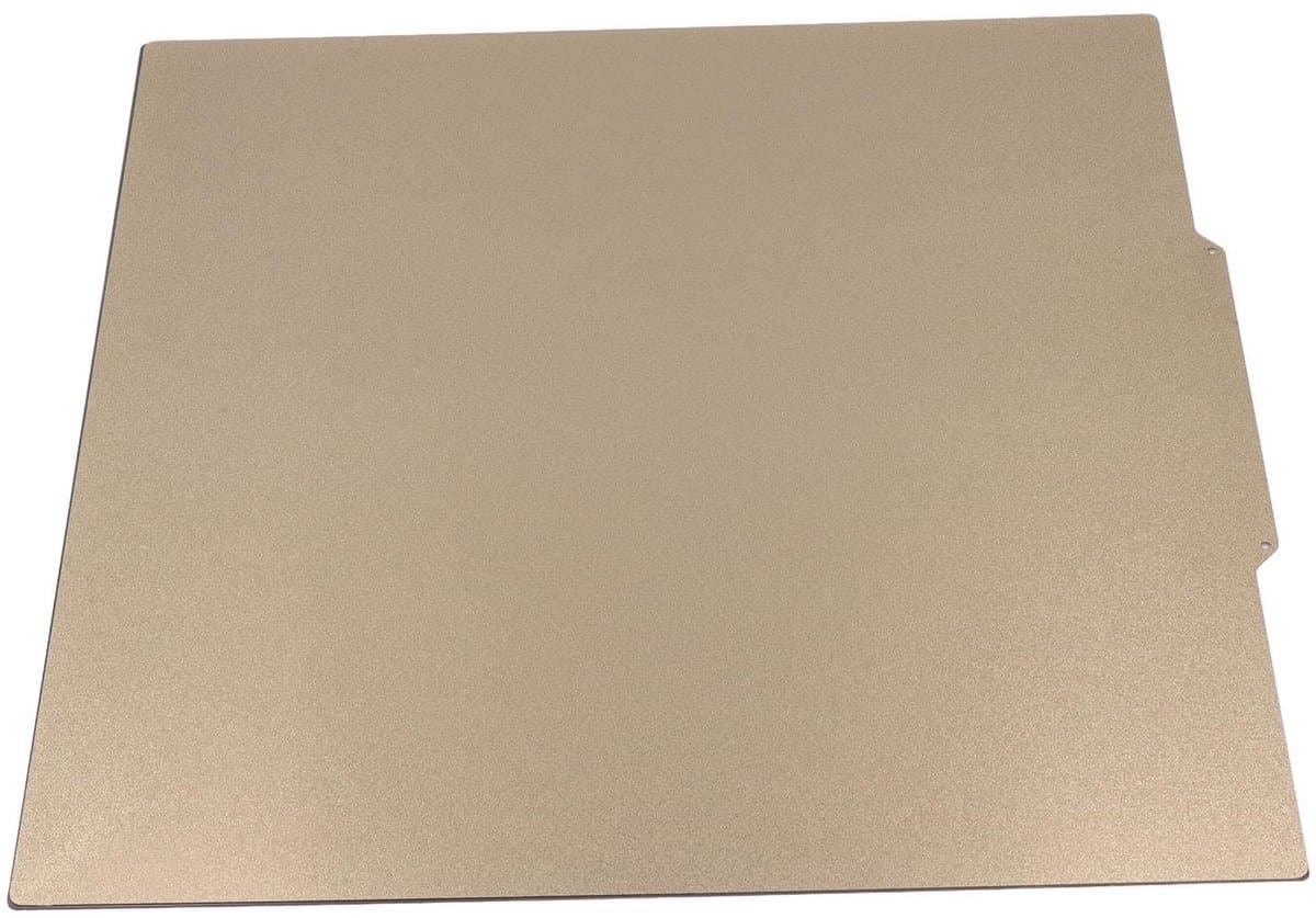 Dailygoods- 3D-printerbouwplaat Dubbelzijdig PEI - Magnetisch Stalen Oppervlak - Sterke Hechting - 430x430 Mm - Temperatuurbestendig tot 200°C - Slijtvast - Bouwplaat