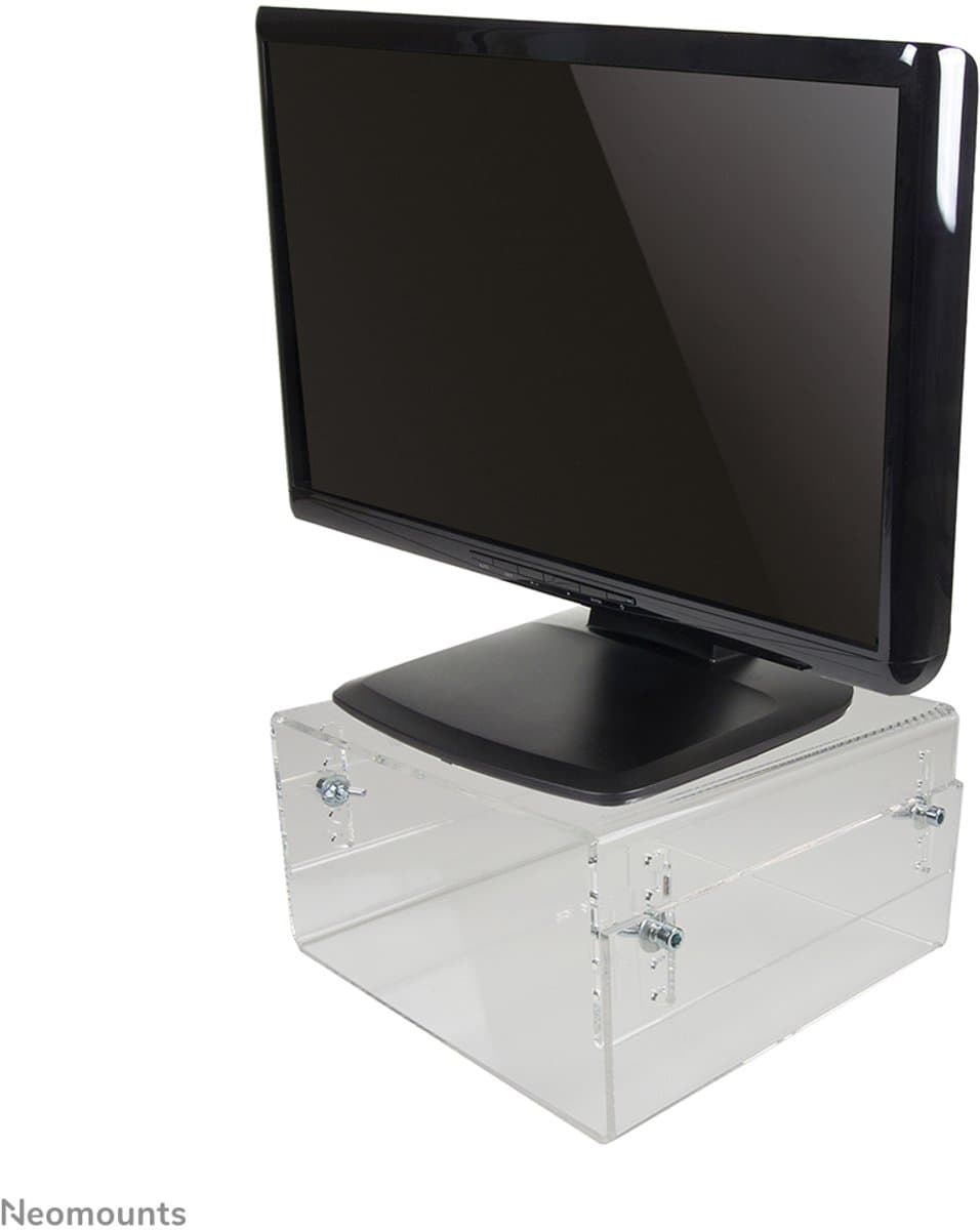 Neomounts NSMONITOR40 monitor/laptop verhoger - transparant