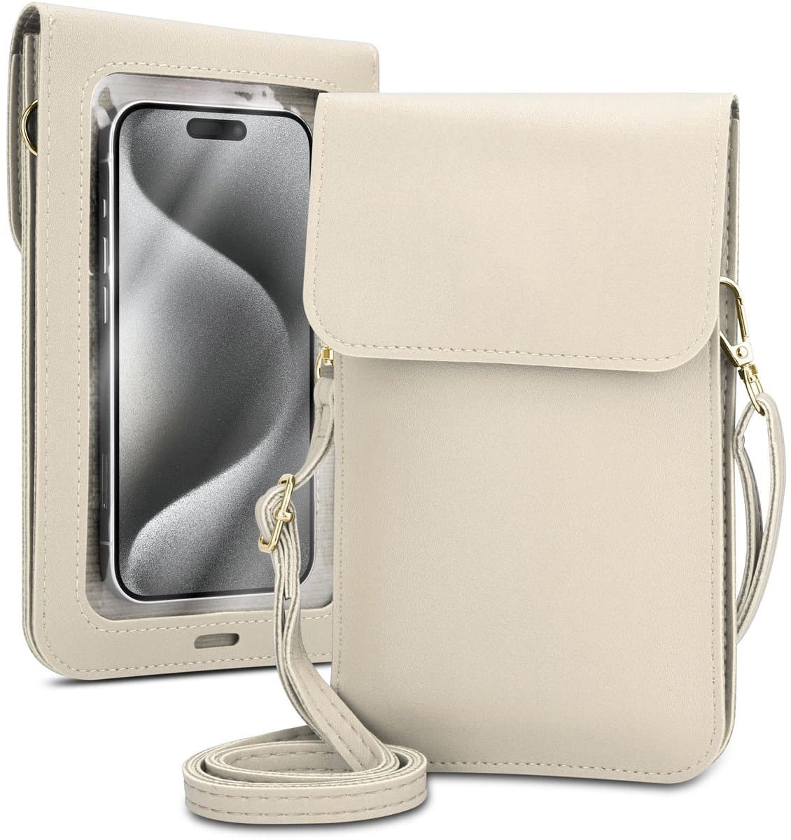 Mobielhoesje geschikt voor Samsung Galaxy J2 2016 in WIT Etui Case Cover Handtas voor dames