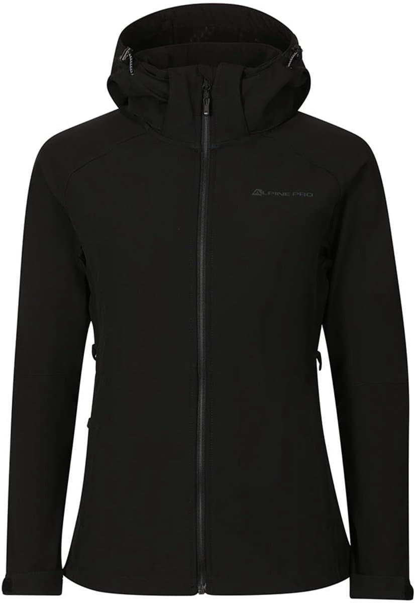 Alpine Pro Hoora Softshelljack Zwart L Vrouw