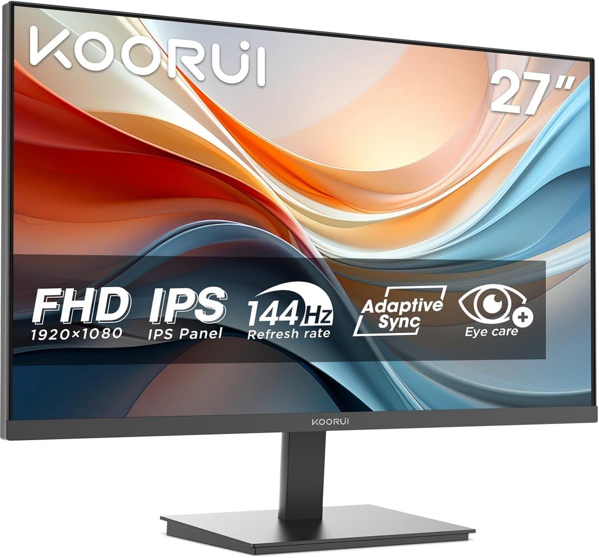 27 inch FHD Monitor met 144Hz en Adaptive Sync - Ideaal voor PC Gebruikers