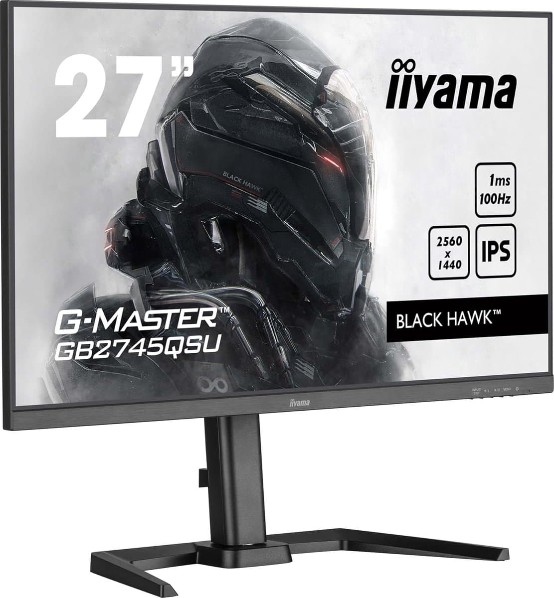 27 inch Gaming Monitor met 1ms Reactietijd en QHD Resolutie