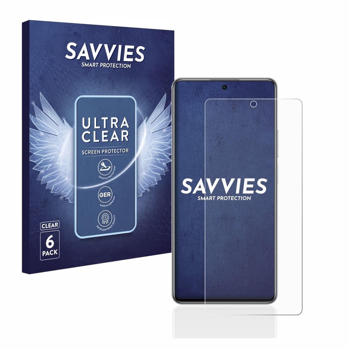 Savvies - Screenprotector voor Xiaomi 11T / 11T Pro - Folie Beschermfolie transparant 6 Stuks