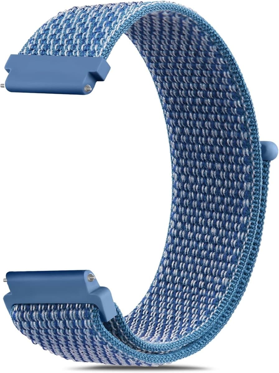 Horlogeband Nylon - Smartwatch Band - Dagelijks Gebruik - Snel Verwisselbaar - 20mm Breedte - Zwart