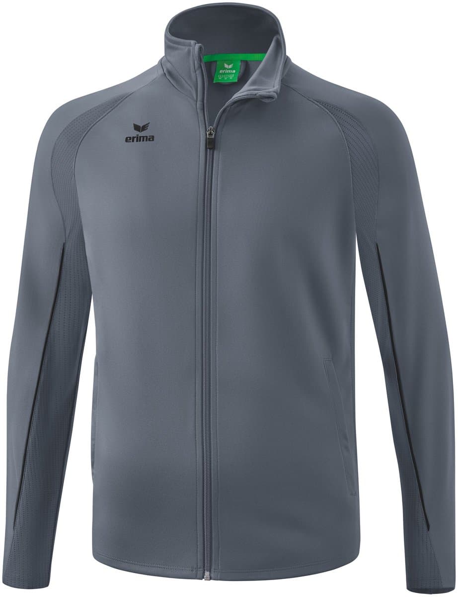 Erima Liga Star polyester trainingsjack 23-0064 Slate Grey/Zwart-4XL
